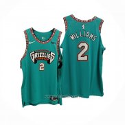 Camiseta Memphis Grizzlies Jason Williams NO 2 Classic Autentico Verde