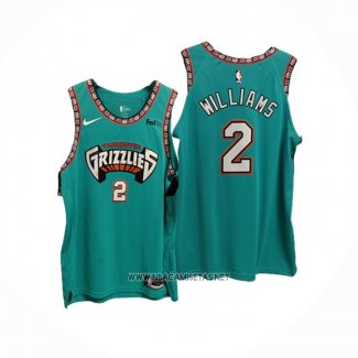 Camiseta Memphis Grizzlies Jason Williams NO 2 Classic Autentico Verde