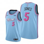 Camiseta Miami Heat Derrick Jones NO 5 Ciudad 2019-20 Azul