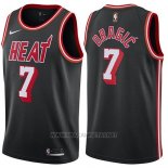 Camiseta Miami Heat Goran Dragic NO 7 Classic 2017-18 Negro