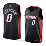 Camiseta Miami Heat Josh Richardson NO 0 Icon 2018 Negro