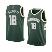 Camiseta Milwaukee Bucks Jordan Barnett NO 18 Icon 2018 Verde