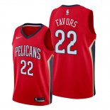 Camiseta New Orleans Pelicans Derrick Favors NO 22 Statement Rojo