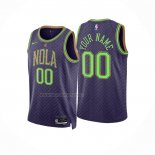 Camiseta New Orleans Pelicans Personalizada Ciudad 2024-25 Violeta