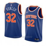 Camiseta New York Knicks Noah Vonleh NO 32 Icon 2018 Azul