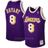 Camiseta Nino Los Angeles Lakers Kobe Bryant NO 8 Retro Violeta