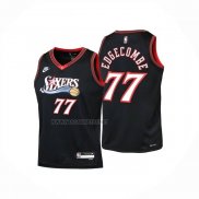 Camiseta Nino Philadelphia 76ers V.J. Edgecombe NO 77 Classia 2025-26 Nego