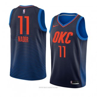 Camiseta Oklahoma City Thunder Abdel Nader NO 11 Statement 2018 Azul