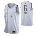 Camiseta Oklahoma City Thunder Gabriel Deck NO 6 Ciudad 2021-22 Blanco
