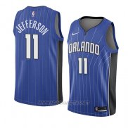 Camiseta Orlando Magic Amile Jefferson NO 11 Icon 2018 Azul