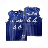 Camiseta Orlando Magic Brandon Williams NO 44 Mitchell & Ness 2009-10 Azul