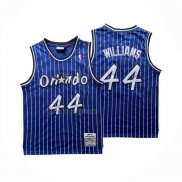 Camiseta Orlando Magic Brandon Williams NO 44 Mitchell & Ness 2009-10 Azul