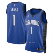 Camiseta Orlando Magic Jonathan Isaac NO 1 Statement 2022-23 Azul