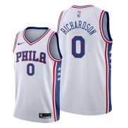Camiseta Philadelphia 76ers Josh Richardson NO 0 Association Blanco