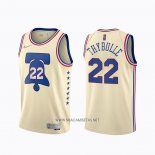 Camiseta Philadelphia 76ers Matisse Thybulle NO 22 Earned 2020-21 Crema