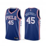 Camiseta Philadelphia 76ers Ryan Broekhoff NO 45 Icon Azul