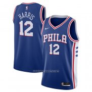 Camiseta Philadelphia 76ers Tobias Harris NO 12 Icon Azul