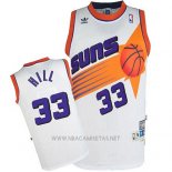 Camiseta Phoenix Suns Grant Hill NO 33 Retro Blanco