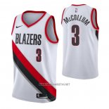 Camiseta Portland Trail Blazers C.j. McCollum NO 3 Association 2020-21 Blanco