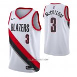 Camiseta Portland Trail Blazers C.j. McCollum NO 3 Earned 2019 Rojo