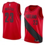 Camiseta Portland Trail Blazers Cj Wilcox NO 23 Statement 2018 Rojo