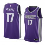 Camiseta Sacramento Kings Garrett Temple NO 17 Icon 2018 Violeta