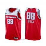 Camiseta Sacramento Kings Nemanja Bjelica NO 88 Ciudad 2019-20 Rojo