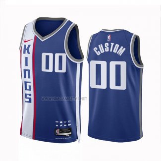 Camiseta Sacramento Kings Personalizada Ciudad 2023 24 Azul