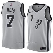 Camiseta San Antonio Spurs Chimezie Metu NO 7 Statement 2018 Gris