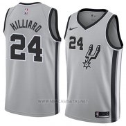 Camiseta San Antonio Spurs Darrun Hilliard NO 24 Statement 2018 Gris