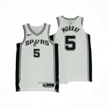 Camiseta San Antonio Spurs Dejounte Murray NO 5 Association Autentico Blanco