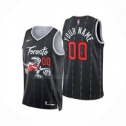 Camiseta Toronto Raptors Personalizada Ciudad 2025-26 Negro