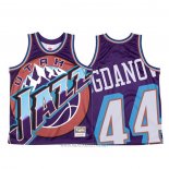 Camiseta Utah Jazz Bojan Bogdanovic NO 44 Mitchell & Ness Big Face Violeta