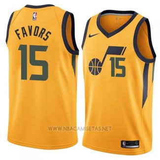 Camiseta Utah Jazz Derrick Favors NO 15 Statement 2018 Amarillo