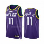 Camiseta Utah Jazz Kris Dunn NO 11 Classic 2023-24 Violeta