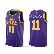 Camiseta Utah Jazz Mike Conley NO 11 Hardwood Classics Violeta