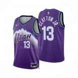Camiseta Utah Jazz Walter Clayton Jr NO 13 Icon 2025-26 Violeta