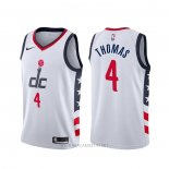 Camiseta Washington Wizards Isaiah Thomas NO 4 Ciudad Blanco