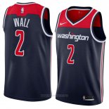 Camiseta Washington Wizards John Wall NO 2 Statement 2018 Negro