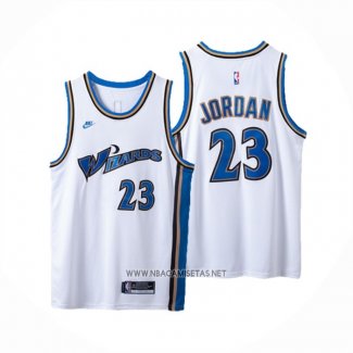 Camiseta Washington Wizards Michael Jordan NO 23 Classic 2022-23 Blanco