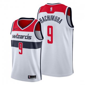 Camiseta Washington Wizards Rui Hachimura NO 9 Association 2019-20 Blanco