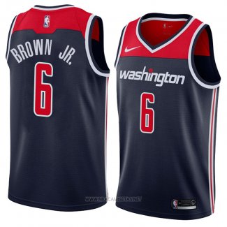 Camiseta Washington Wizards Troy Marronstatement NO 6 Statement 2018 Negro