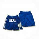 Pantalone Milwaukee Bucks Ciudad Just Don 2024-25 Azul