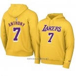 Sudaderas con Capucha Los Angeles Lakers Carmelo Anthony Amarillo