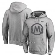 Sudaderas con Capucha Los Angeles Lakers Mamba Academy Gris