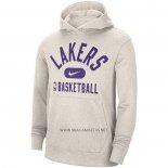 Sudaderas con Capucha Los Angeles Lakers Performance Practice 2021-2022 Blanco