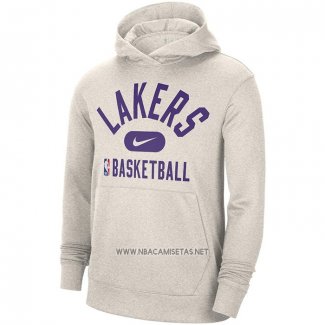 Sudaderas con Capucha Los Angeles Lakers Performance Practice 2021-2022 Blanco