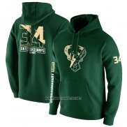 Sudaderas con Capucha Milwaukee Bucks Giannis Antetokounmpo Verde