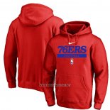 Sudaderas con Capucha Philadelphia 76ers Practice Performance 2022-23 Rojo