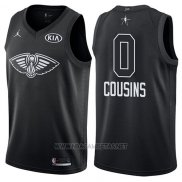 Camiseta All Star 2018 New Orleans Pelicans Demarcus Cousins NO 0 Negro